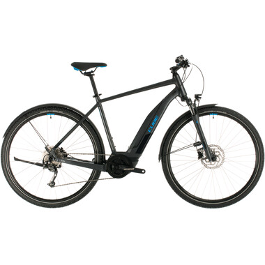 Bicicleta todocamino eléctrica CUBE NATURE HYBRID ONE 400 ALLROAD DIAMANT Negro 2020 0